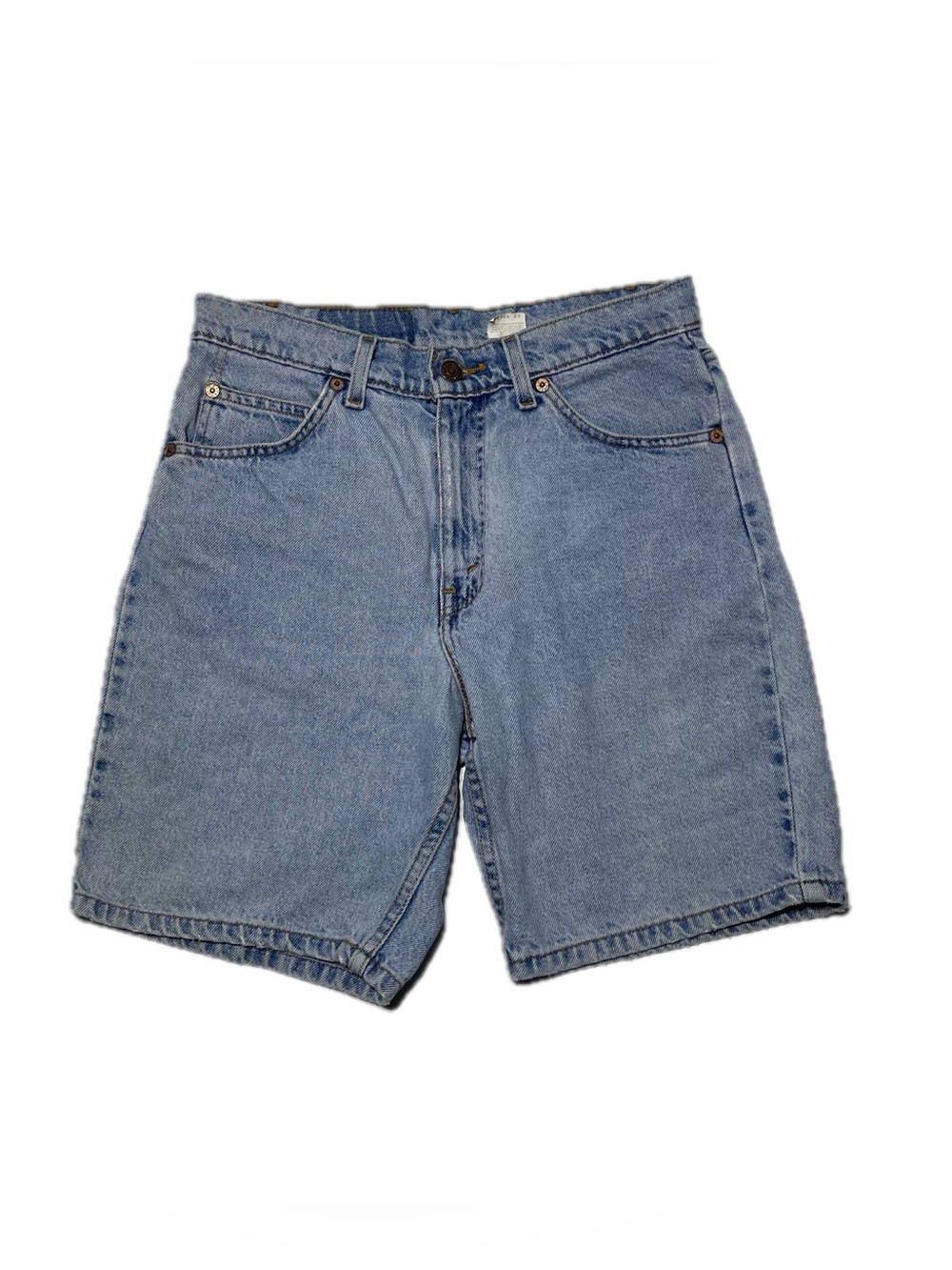 Vintage Levis Shorts Mens 30 Blue Orange Tab 550 Relaxed Denim Jorts